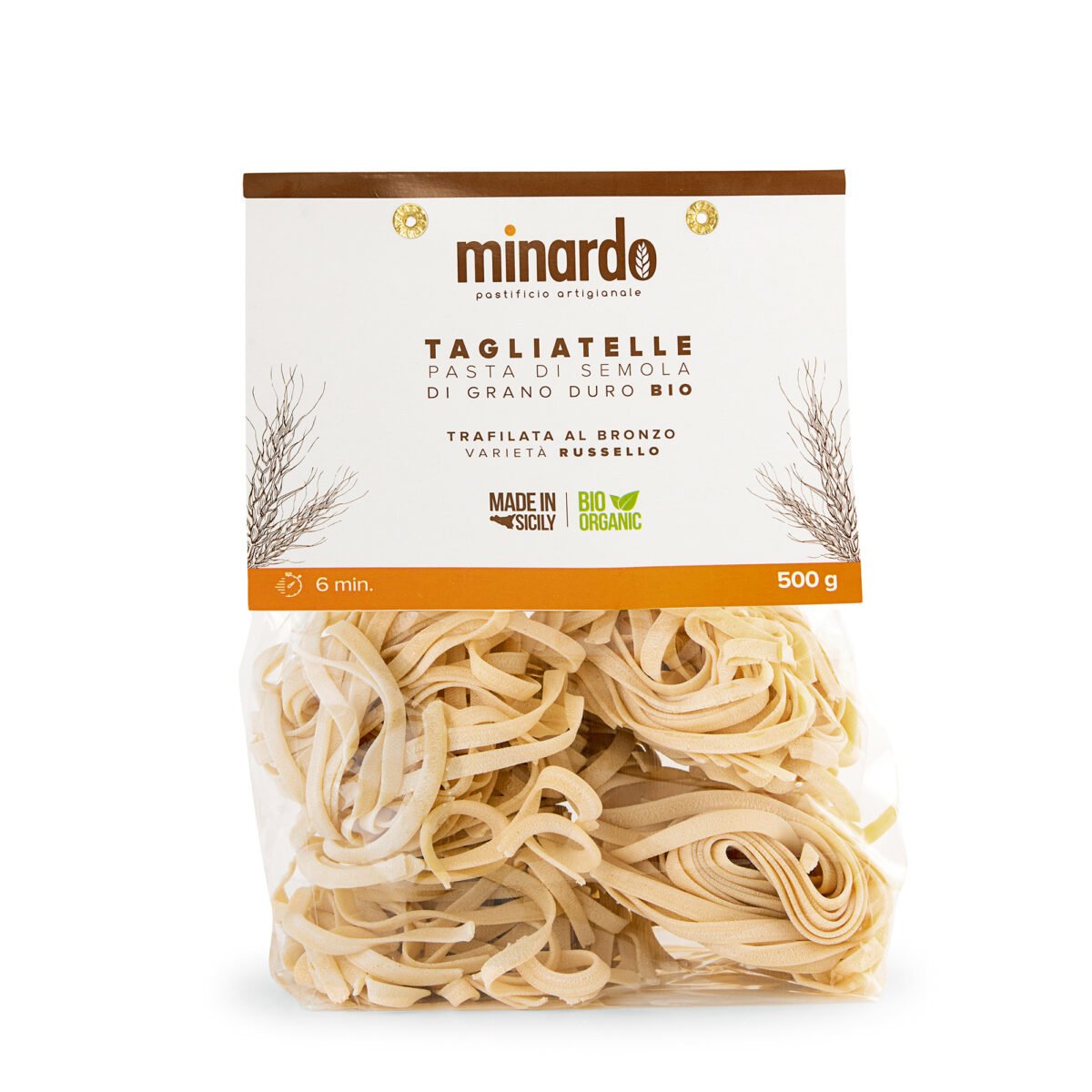 Tagliatelle - Pasta biologica di semola di Grano duro - 500 gr